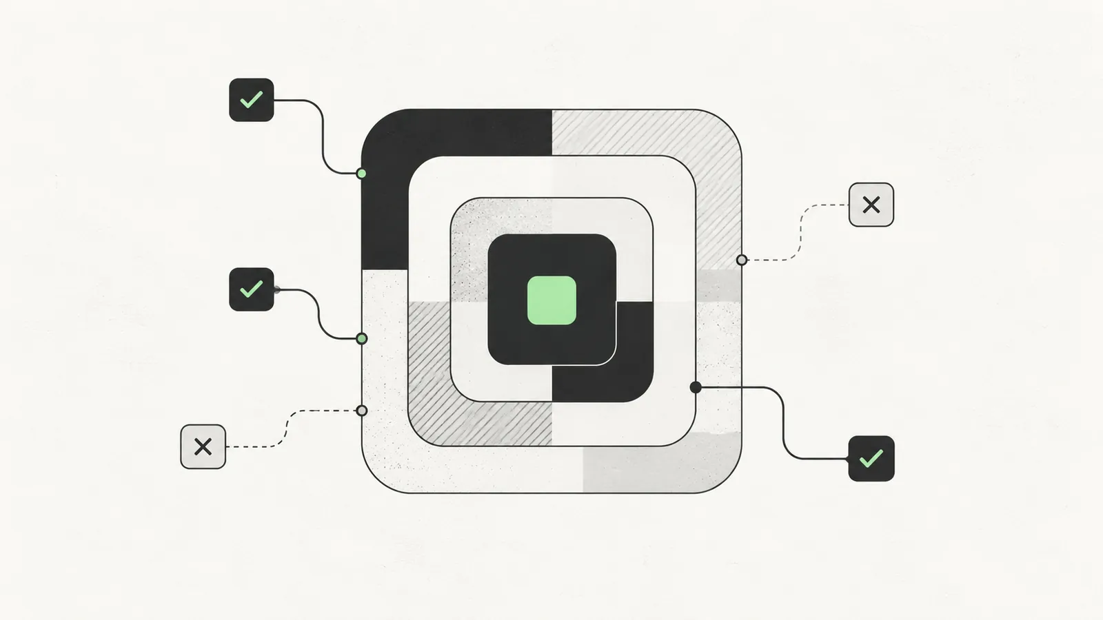 Abstract map of WordPress areas Claude can reach
